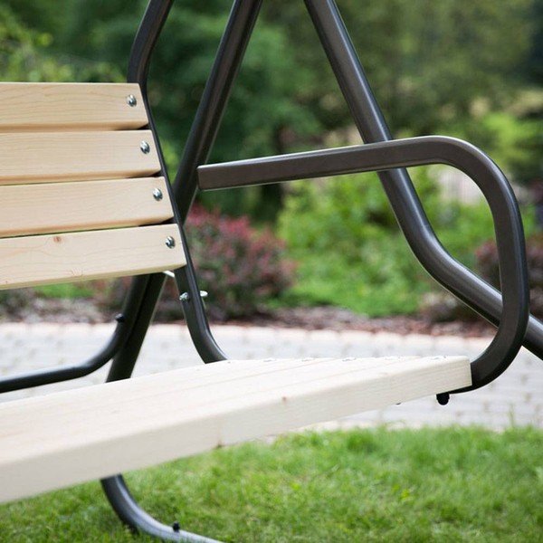 Metalowa huśtawka ogrodowa Toledo – Dajar-image-1