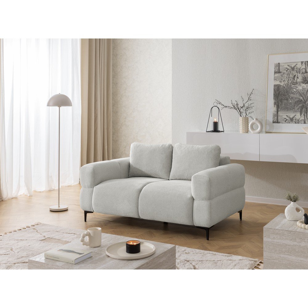 Jasnoszara sofa 154 cm Helio – Ropez (zdjęcie 8)