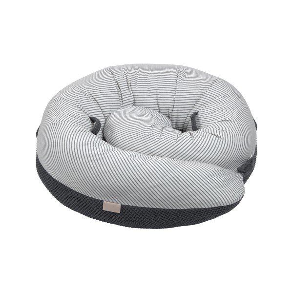 Szara poduszka do karmienia z bawełny organicznej Kave Home Madinna, dł. 135-image-4