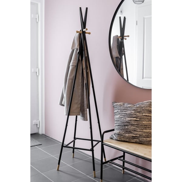 Czarny metalowy wieszak Loft – Wenko-image-1