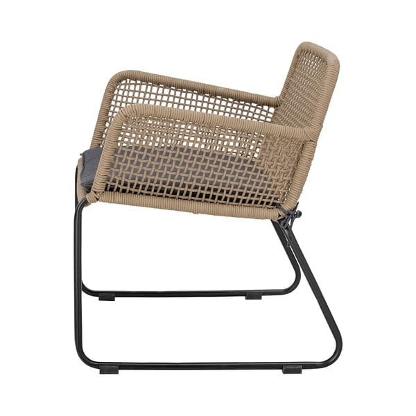 Szaro-beżowy fotel ogrodowy Mundo – Bloomingville-image-2
