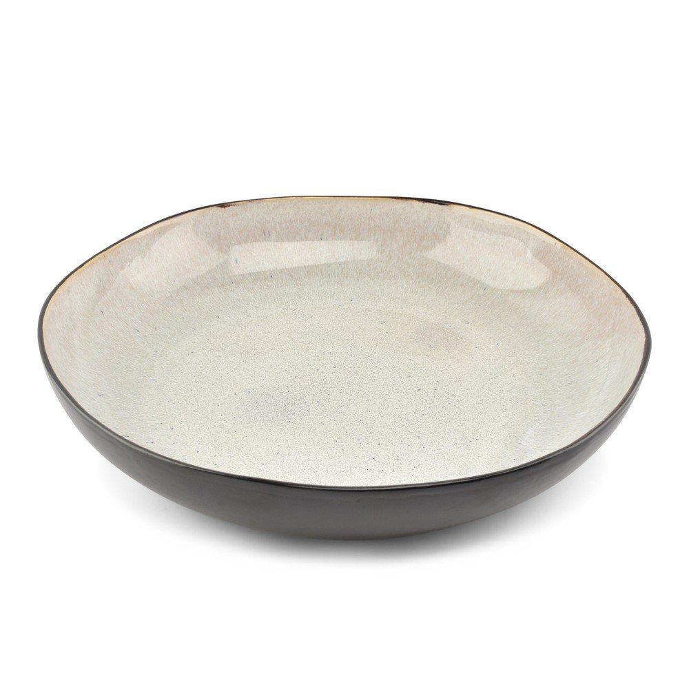 Czarna/beżowa kamionkowa misa ø 32 cm Lunar – Salt&Pepper