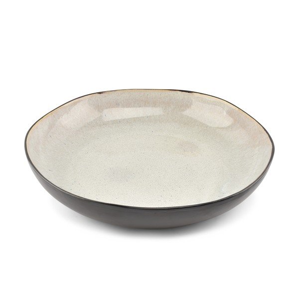 Czarna/beżowa kamionkowa misa ø 32 cm Lunar – Salt&Pepper