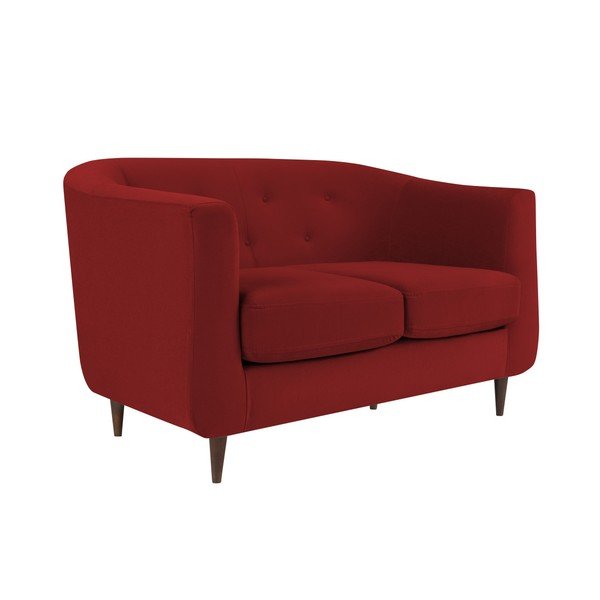 Czerwona sofa Kooko Home Love, 125 cm-image-2