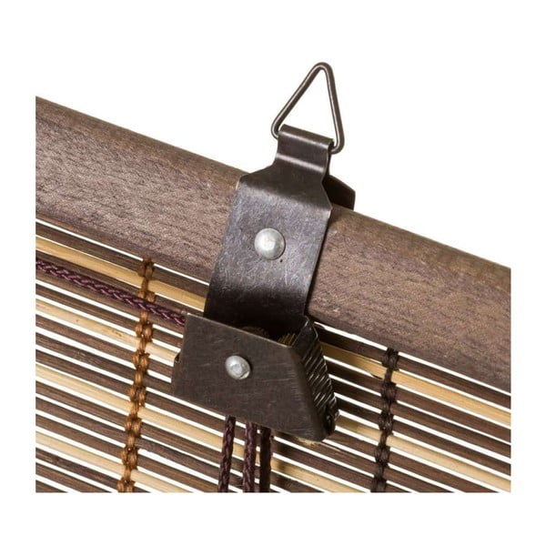 Ciemnobrązowa roleta bambusowa 90x180 cm Natural Life – Casa Selección-image-3