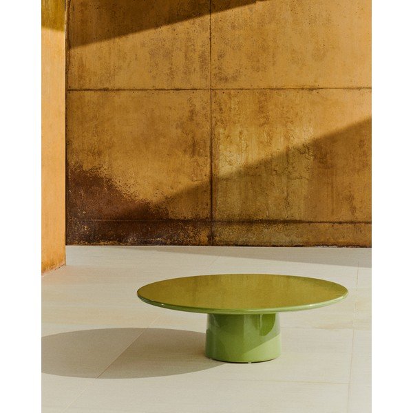 Okrągły stolik ogrodowy betonowy ø 110 cm Albanella – Kave Home-image-1