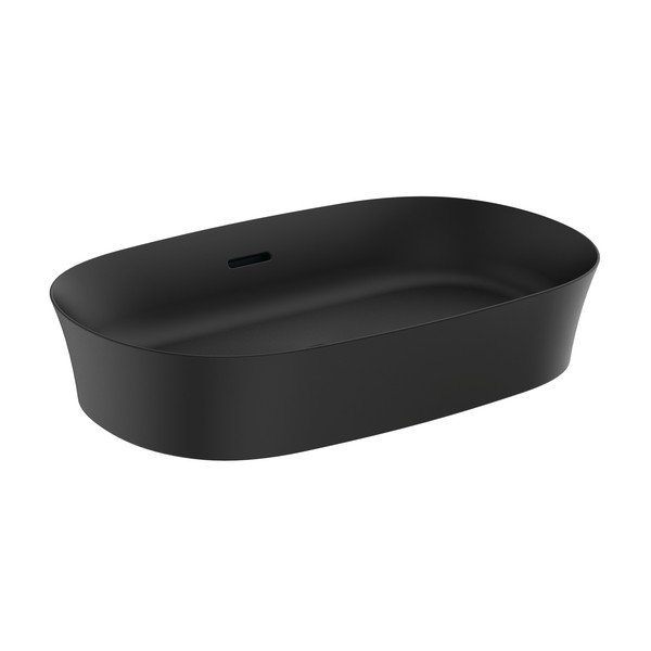 Ceramiczna umywalka w kolorze matowej czerni 60x38 cm Ipalyss – Ideal Standard