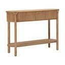 Konsola z litego drewna jodłowego w naturalnym kolorze 40x110 cm Gothenburg – Mauro Ferretti