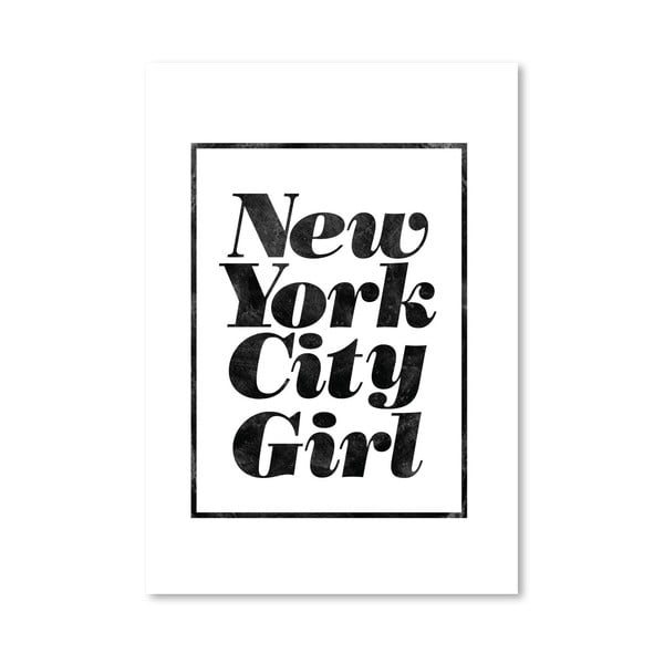 Plakat "New York City Girl", 42x60 cm