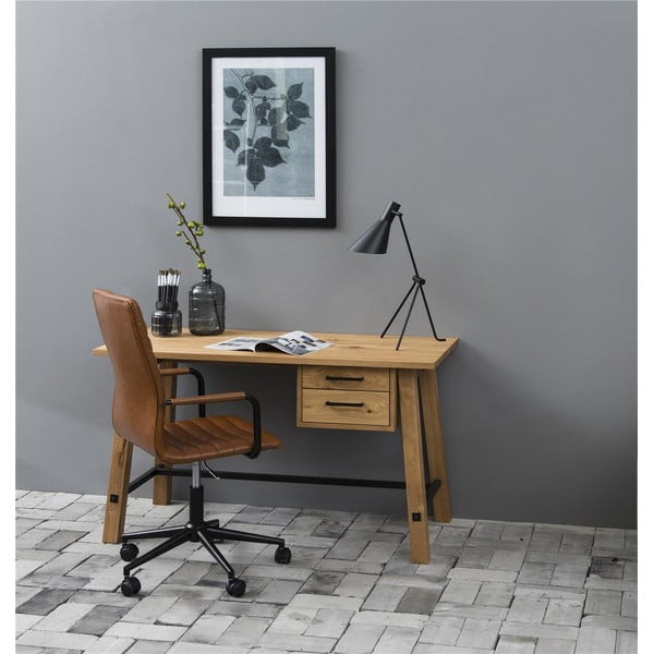 Brązowy fotel biurowy Actona Winslow-image-1