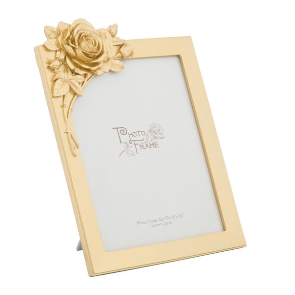Żółta ramka na zdjęcia z żywicy Mauro Ferretti Glam Rose, 24,5x32,8 cm-image-3