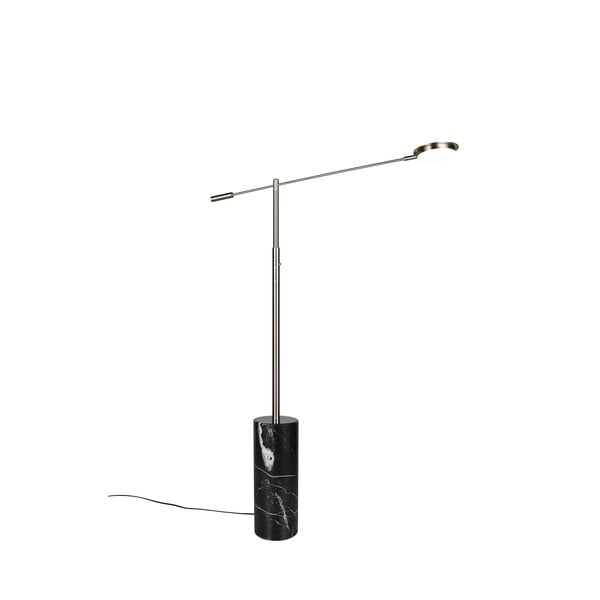 Lampa stojąca LED w czarno-srebrnym kolorze (wysokość 145 cm) Fiore – Trio Select-image-2