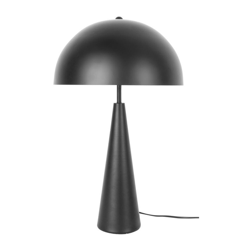 Czarna lampa stołowa Leitmotiv Sublime, wys. 51 cm