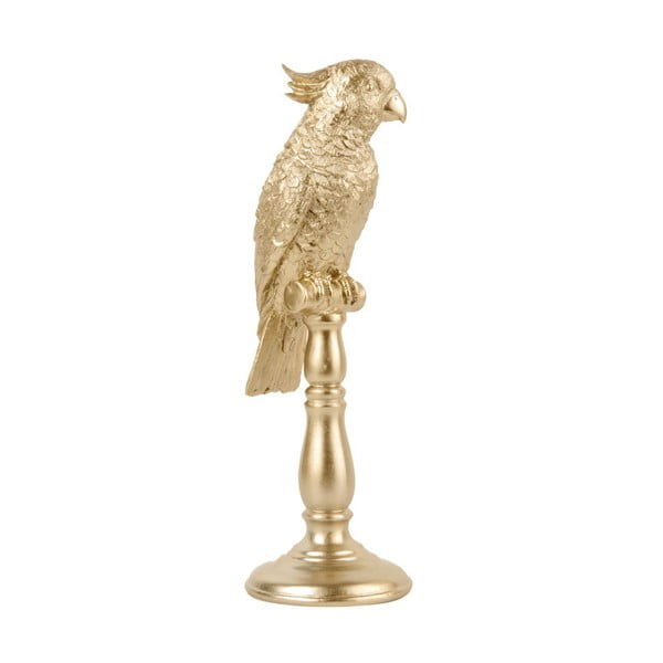 Figurka w kształcie papugi w kolorze złota PT LIVING Cockatoo, wys. 32 cm