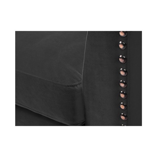 Ciemnoszara sofa 2-osobowa The Classic Living Pierre-image-4