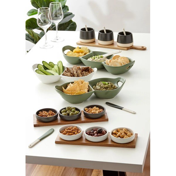 Białe miski do serwowania z kamionki zestaw 3 szt. Host – Ladelle-image-1