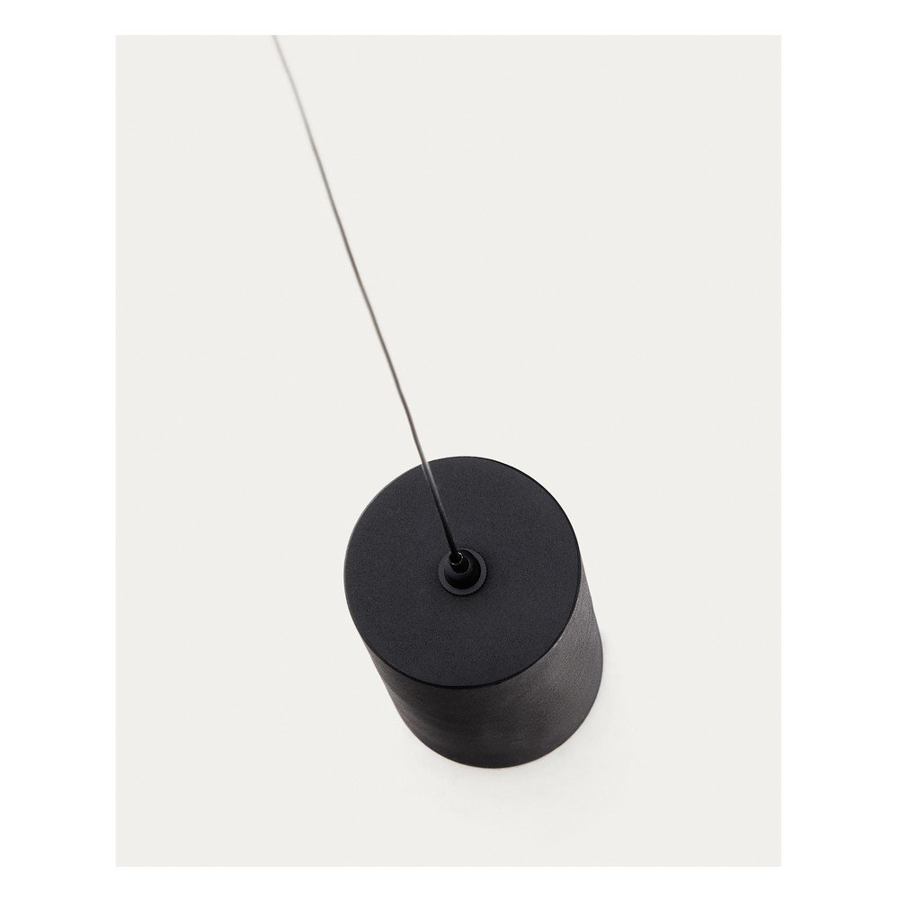 Czarna lampa stojąca LED ze ściemniaczem (wysokość 339 cm) Orey – Kave Home (zdjęcie 6)