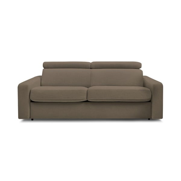 Brązowa rozkładana sofa 215 cm Monaco – Bobochic Paris