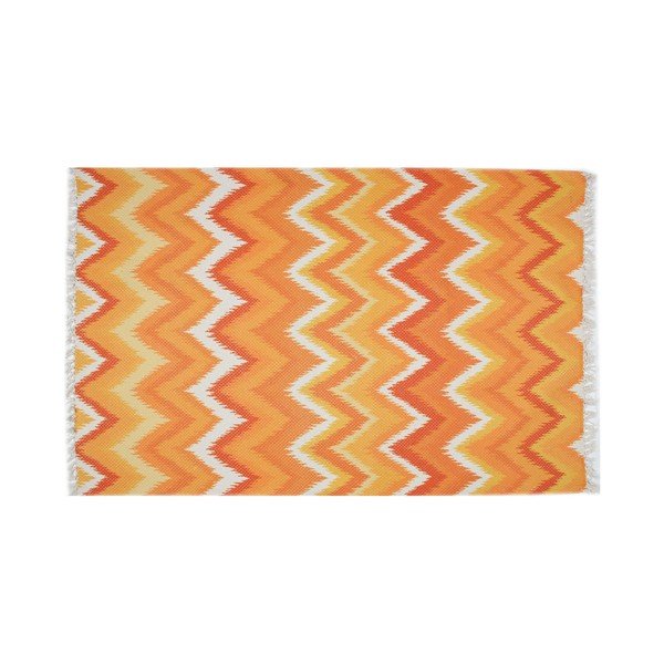 Pomarańczowy dywan Eco Rugs Tribe, 80x150 cm-image-2