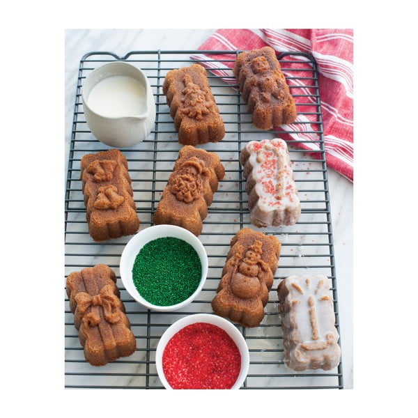 Forma na 8 herbatników w kolorze srebra Nordic Ware Christmas, 1,4 l-image-1