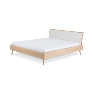 Łóżko z drewna dębowego Gazzda Ena, 180x200 cm