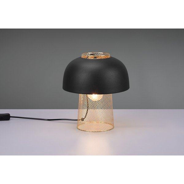 Metalowa lampa stołowa w kolorze matowej czerni (wysokość 28 cm) Punch – Reality-image-1