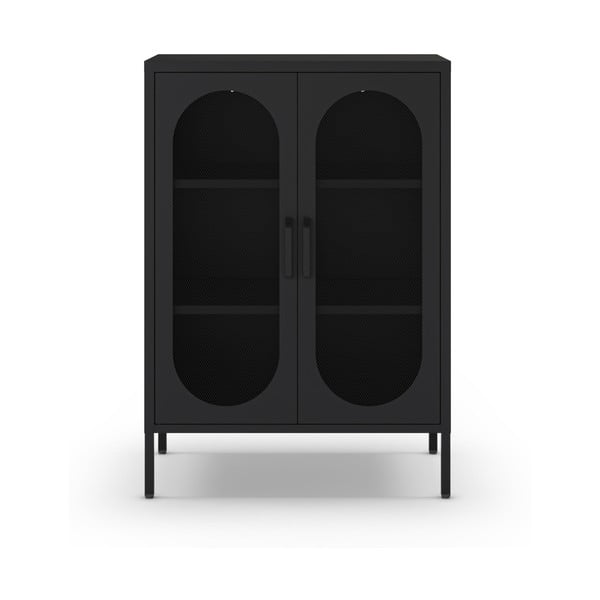 Czarna szafka 70x100 cm Diora – Marckeric