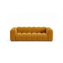 Żółta sofa 228 cm Lupine – Micadoni Home