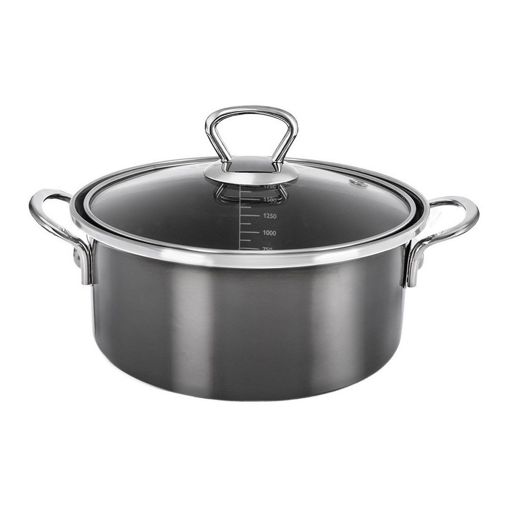 Garnek emaliowany z pokrywką 2,5 l Metalic – Orion