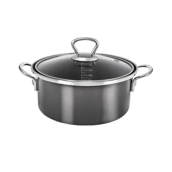 Garnek emaliowany z pokrywką 2,5 l Metalic – Orion