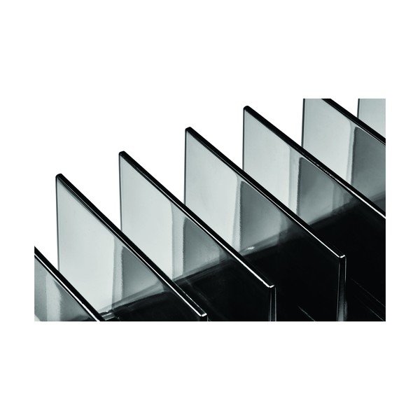 Organizer łazienkowy na kosmetyki z plastiku z recyklingu w kolorze matowej czerni Palette Station – iDesign-image-3