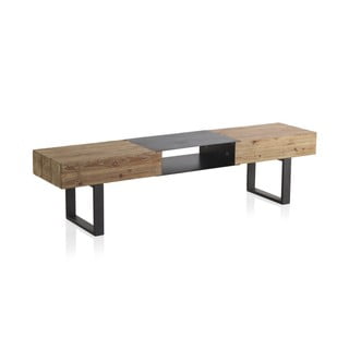 Szafka pod TV z metalowymi nogami Geese Robust, 180x40 cm