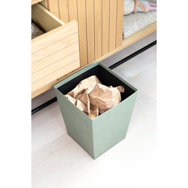 Zielononiebieski kosz na śmieci Sofia Canvas Paper Laminate – Bigso-image-2