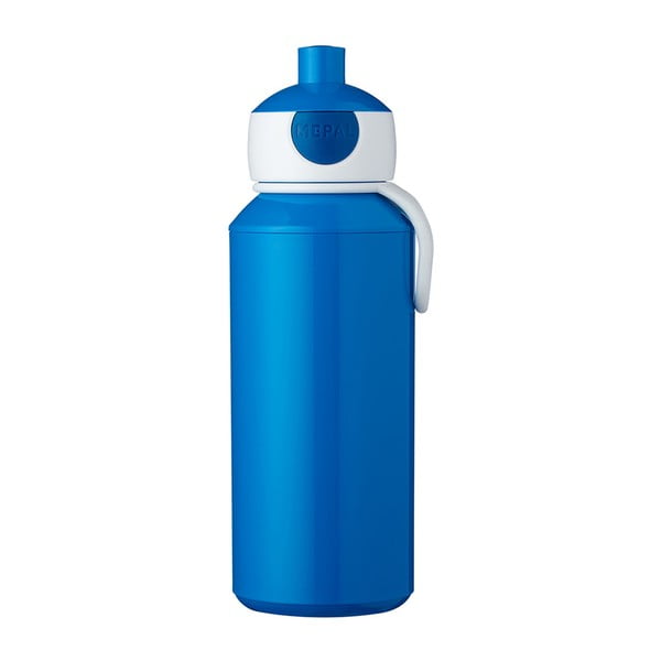 Niebieska butelka na wodę Mepal Pop-Up, 400 ml