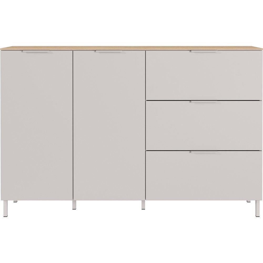 Kremowa komoda z matowym wykończeniem 151x98x40 cm Savoca – Germania (zdjęcie 6)