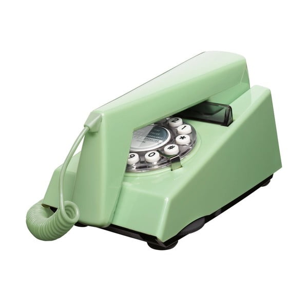 Telefon stacjonarny w stylu retro Trim Swedish Green