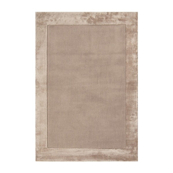 Jasnobrązowy dywan z mieszanki wełny tkany ręcznie 160x230 cm Ascot – Asiatic Carpets