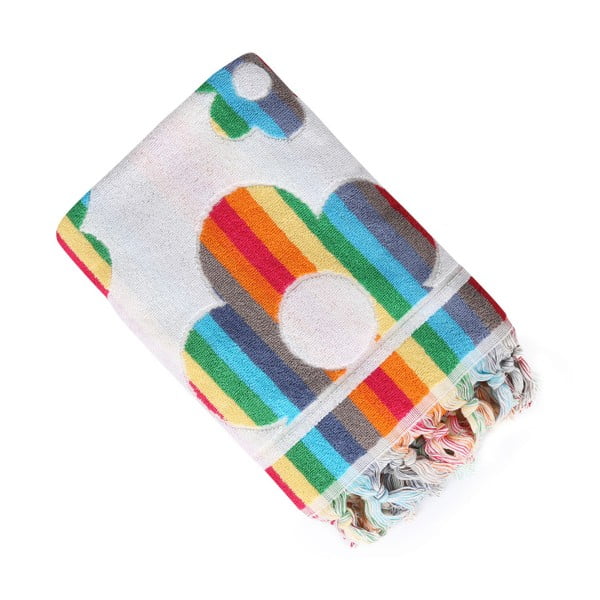 Kolorowy ręcznik plażowy z bawełny Westwood, 70x140