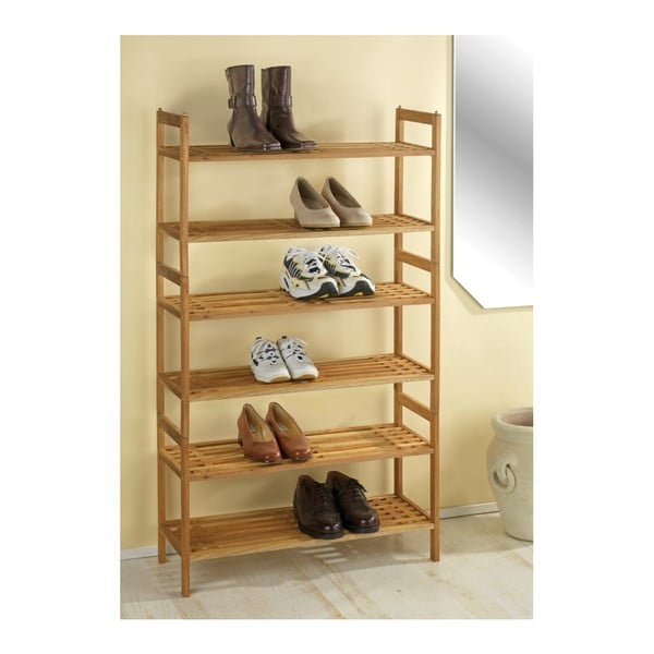 Szafka na buty z litego drewna orzechowego Norway – Wenko-image-2