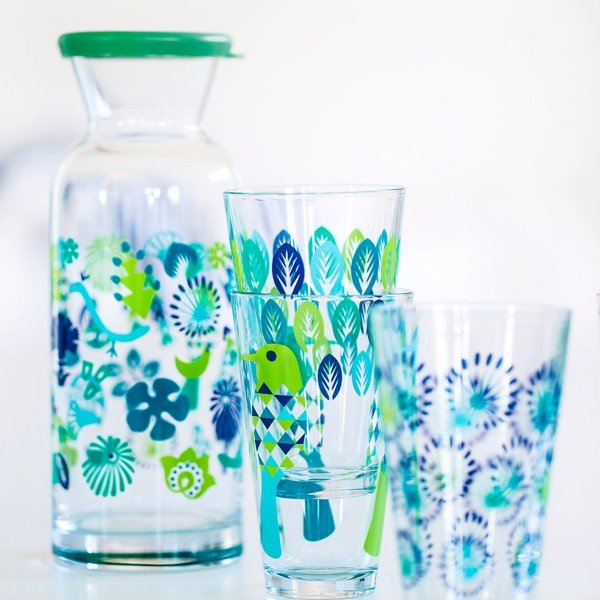 Zielony zestaw 4 szklanek Sagaform Fantasy, 300 ml-image-1