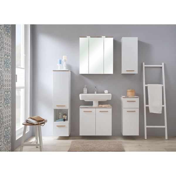 Biała niska wisząca szafka łazienkowa 30x70 cm Set 931- Pelipal-image-1