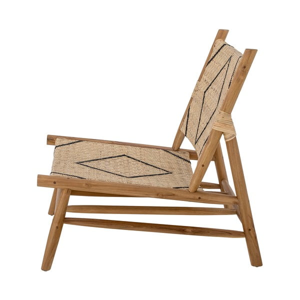 Fotel z plecionką w naturalnym kolorze Lennox − Bloomingville-image-3