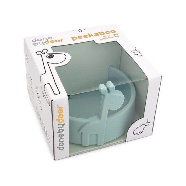 Niebieska silikonowa miseczka dla dzieci ø 11,5 cm Raffi – Done by Deer-image-1