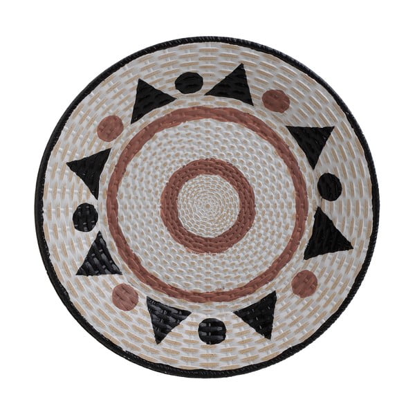 Okrągła dekoracja ścienna z drewna brzozy InArt, ⌀ 35 cm