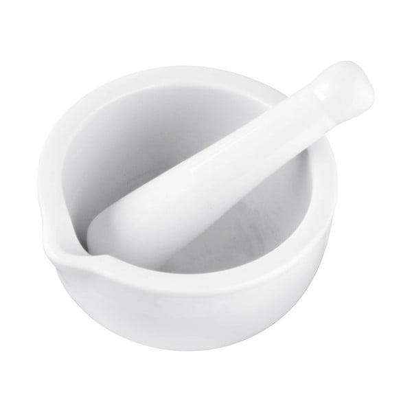 Biały porcelanowy moździerz Fackelmann-image-2