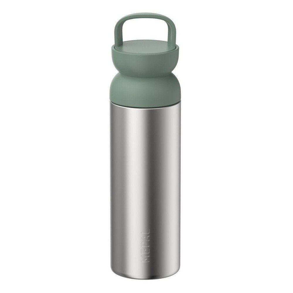 Butelka termiczna ze stali nierdzewnej w kolorze srebra/szałwiowa 500 ml Ellipse – Mepal