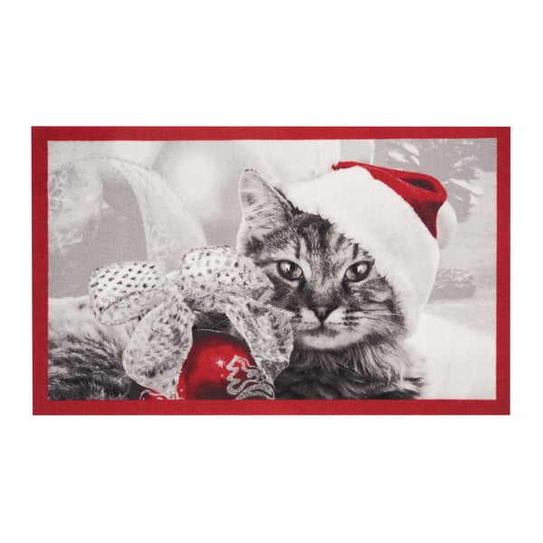Wycieraczka Hans Home Christmas Cat, 45x75 cm