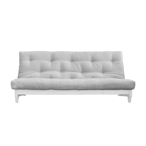 Sofa rozkładana Karup Design Fresh White/Light Grey