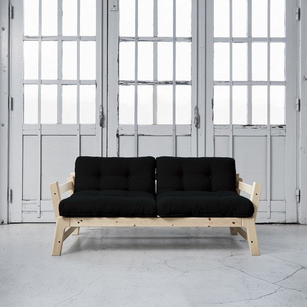 Sofa rozkładana Karup Step Natural/Black-image-1