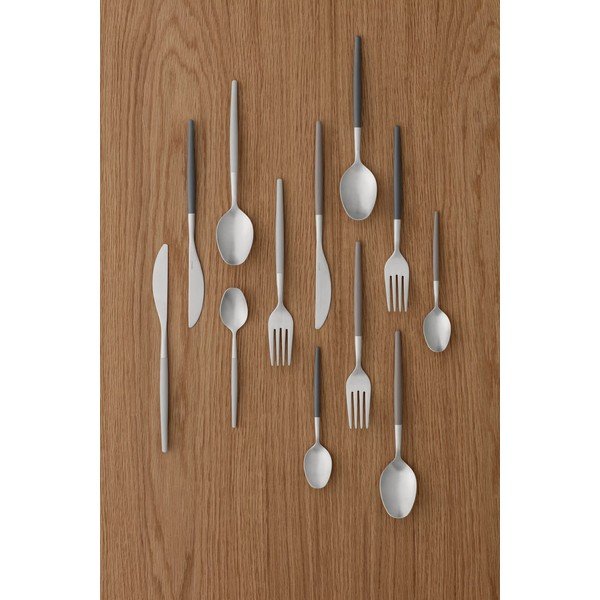 Sztućce ze stali nierdzewnej w ciemnoszaro-srebrnym kolorze 16 szt. Maxime – Blomus-image-1